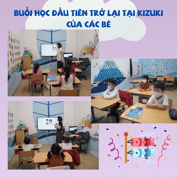 Không gian học dành cho các bé