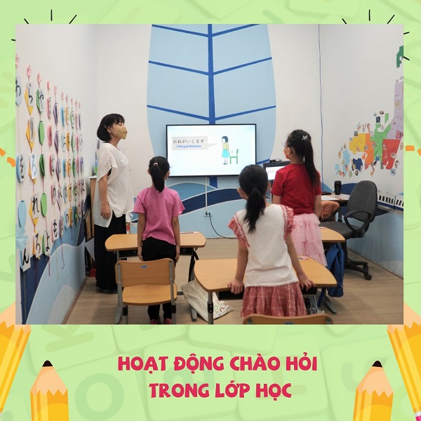 Hoạt động chào hỏi trong lớp