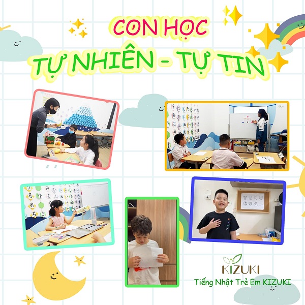 Tiếng Nhật trẻ em KIZUKI - Dạy trẻ phương pháp “Học tự nhiên – Nói tự tin”