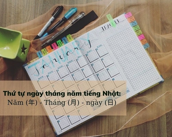 Quy tắc đọc ngày tháng trong tiếng Nhật như thế nào?