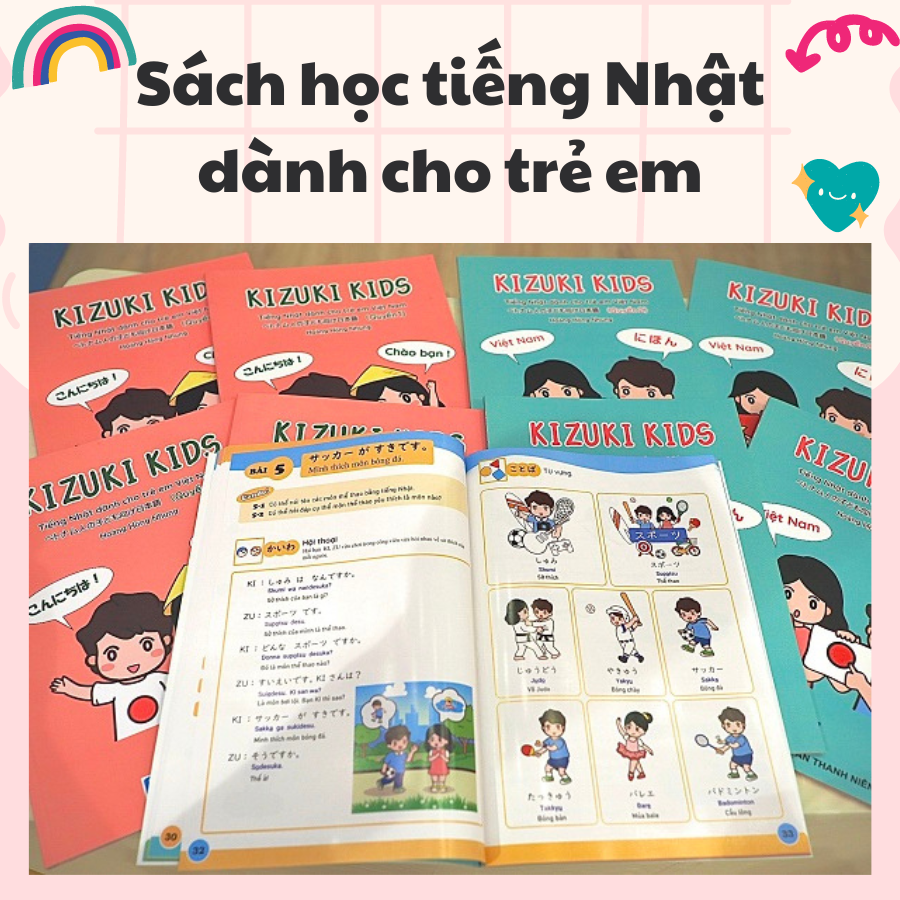 Sách học tiếng Nhật dành cho trẻ em